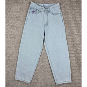 Polar Skate Co Big Boy Jeans Light Blue Baggy Denim XS 28x28 Mens Skateboarding